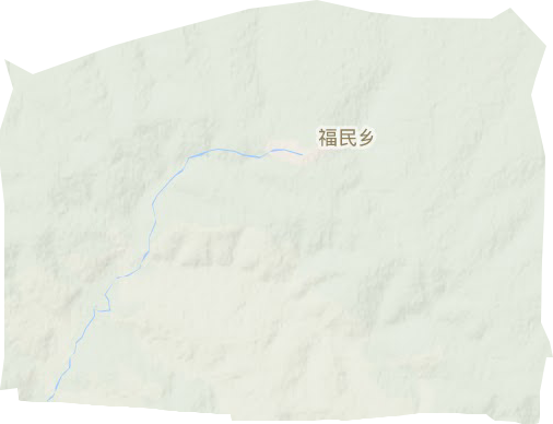 福民鄉地形圖