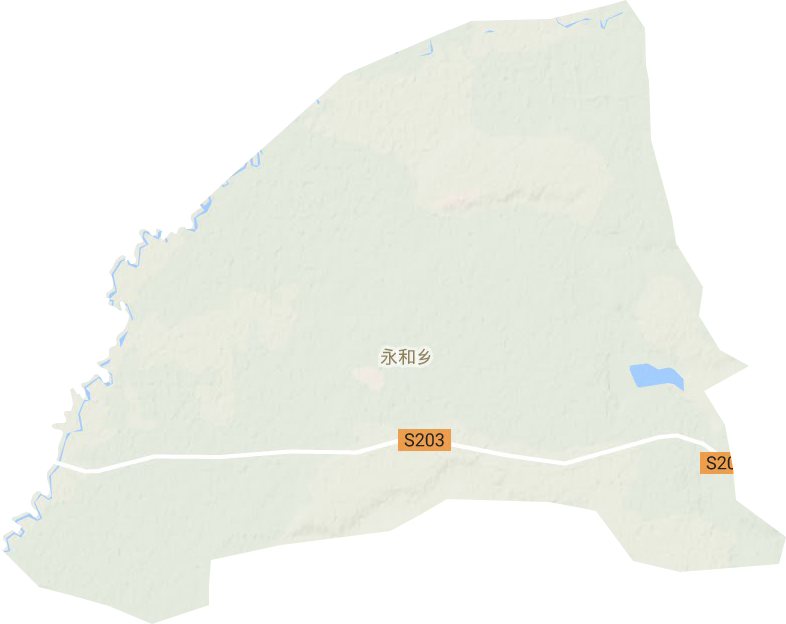 永和鄉(xiāng)地形圖