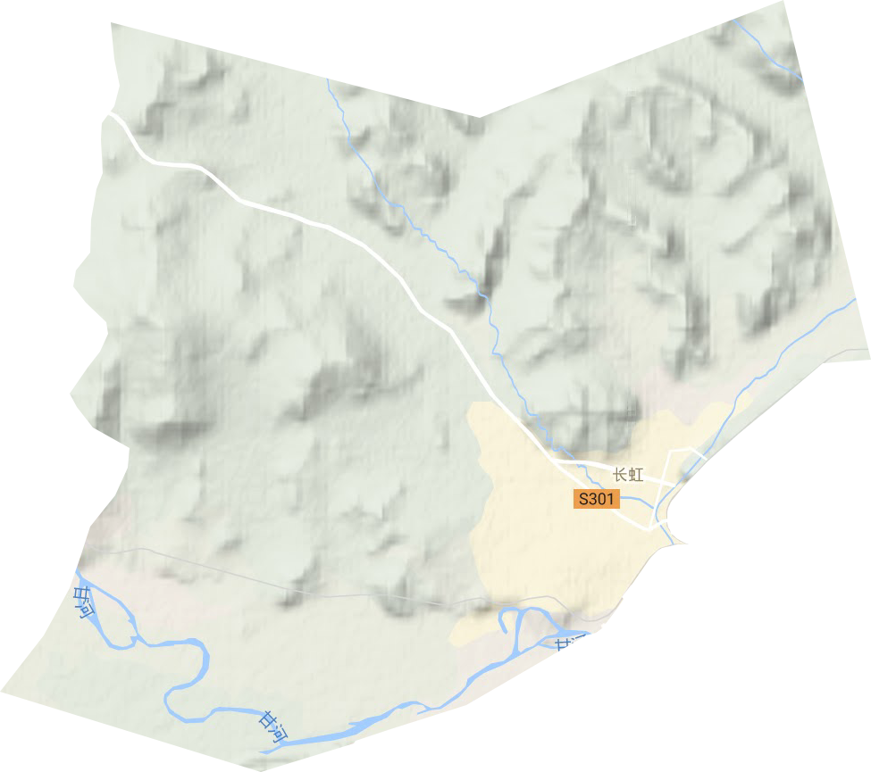 長虹街道地形圖