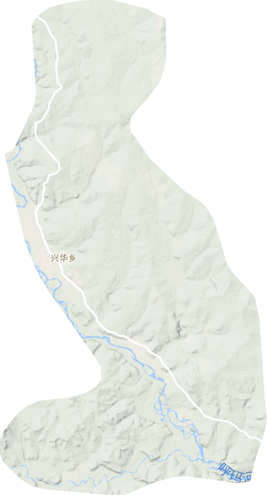 興華鄉地形圖