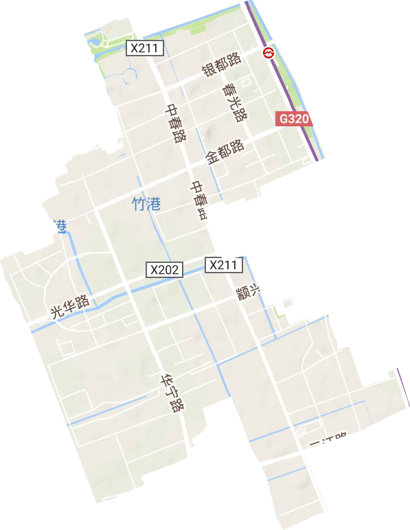 莘莊工業區地形圖