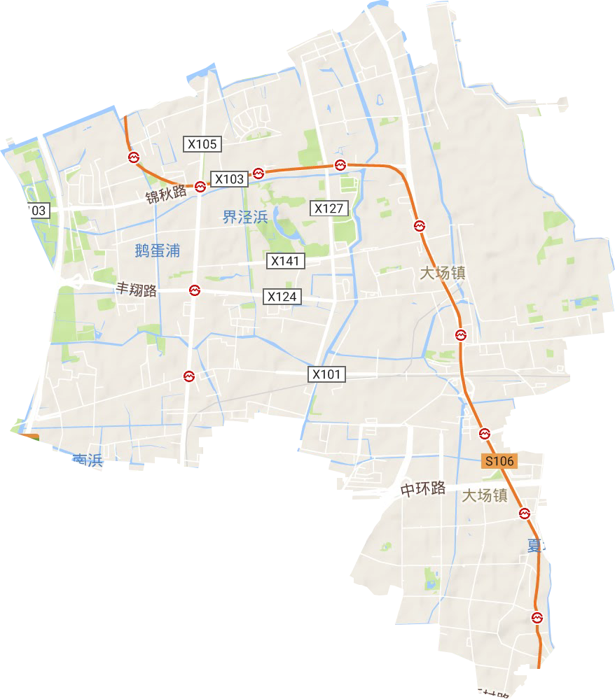 大場鎮地形圖