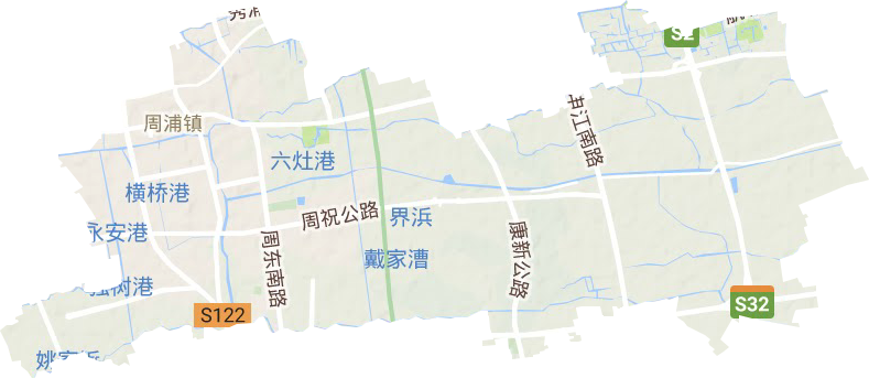 周浦鎮地形圖