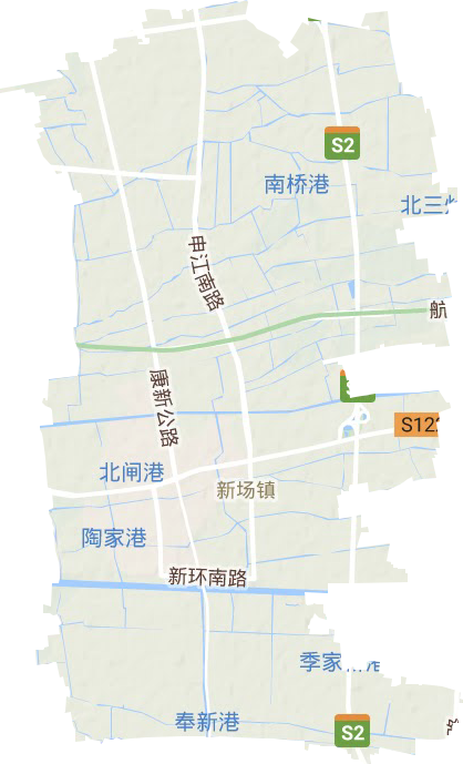 新場鎮地形圖