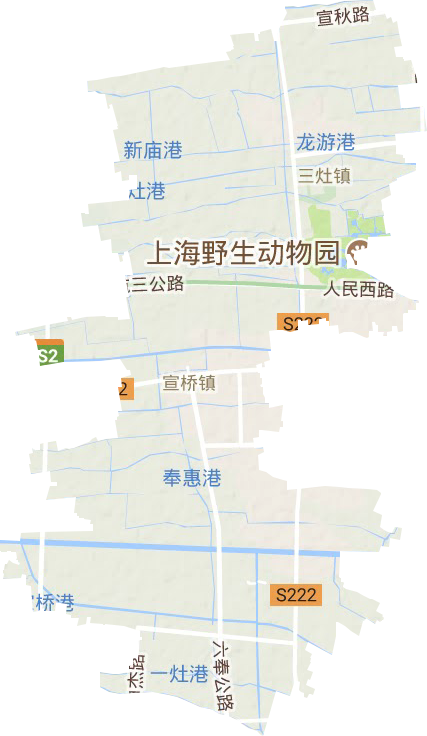 宣橋鎮(zhèn)地形圖