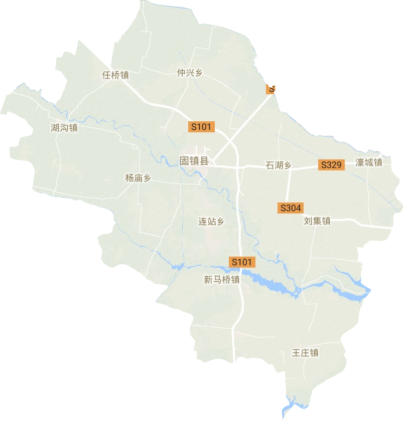 固鎮(zhèn)縣地形圖