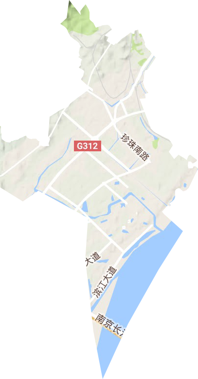 頂山街道地形圖
