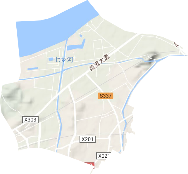 棲霞經濟開發區地形圖