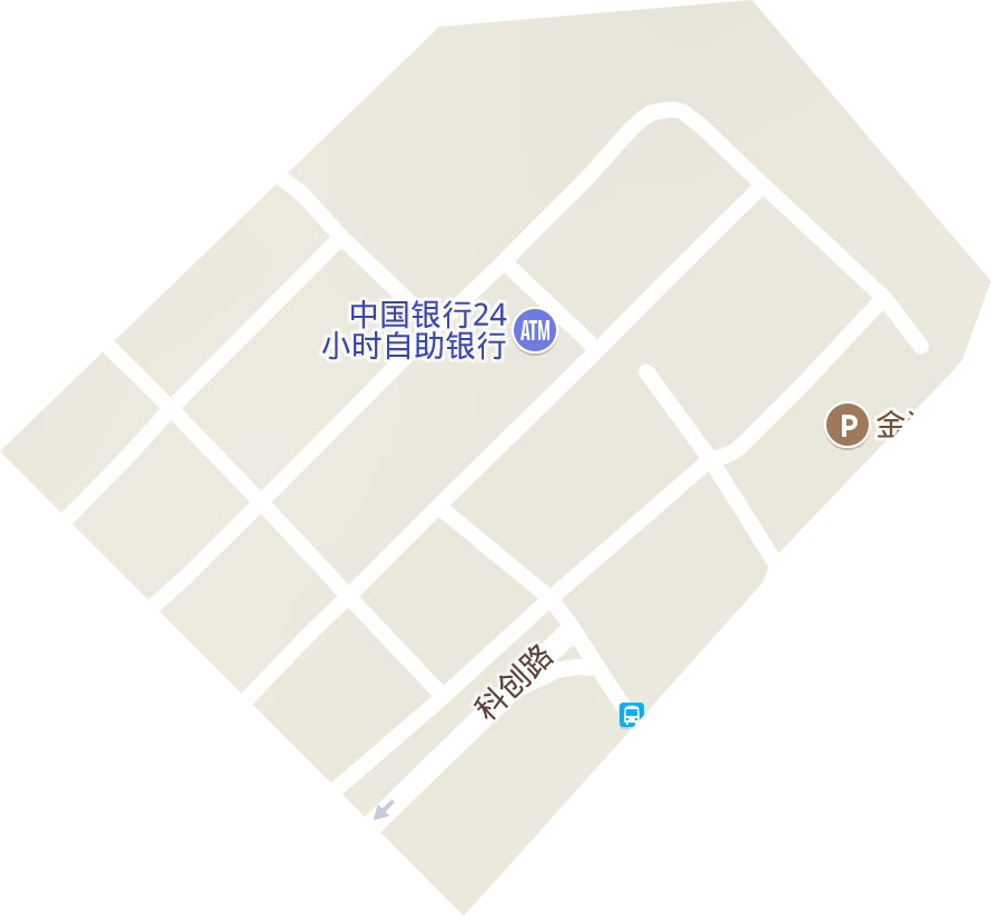南京金港科技創業中心地形圖