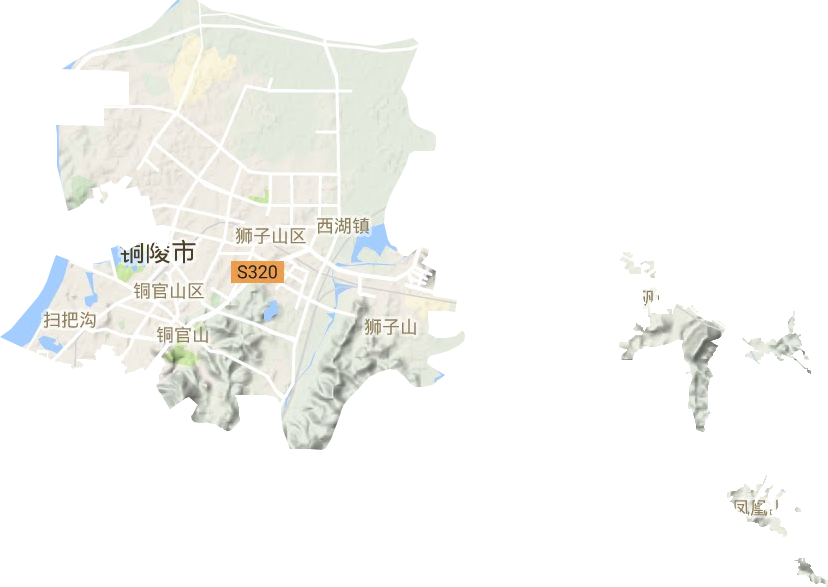 銅官區地形圖