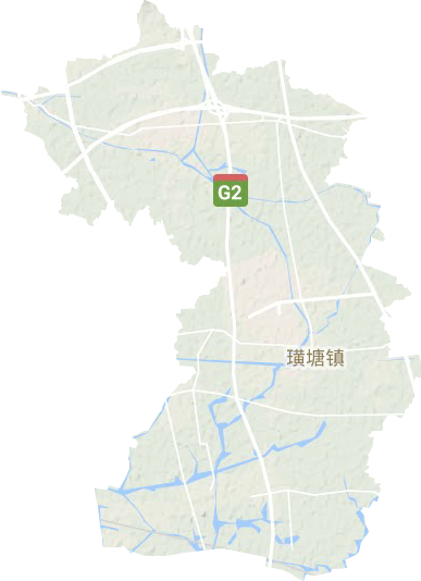 徐霞客鎮地形圖