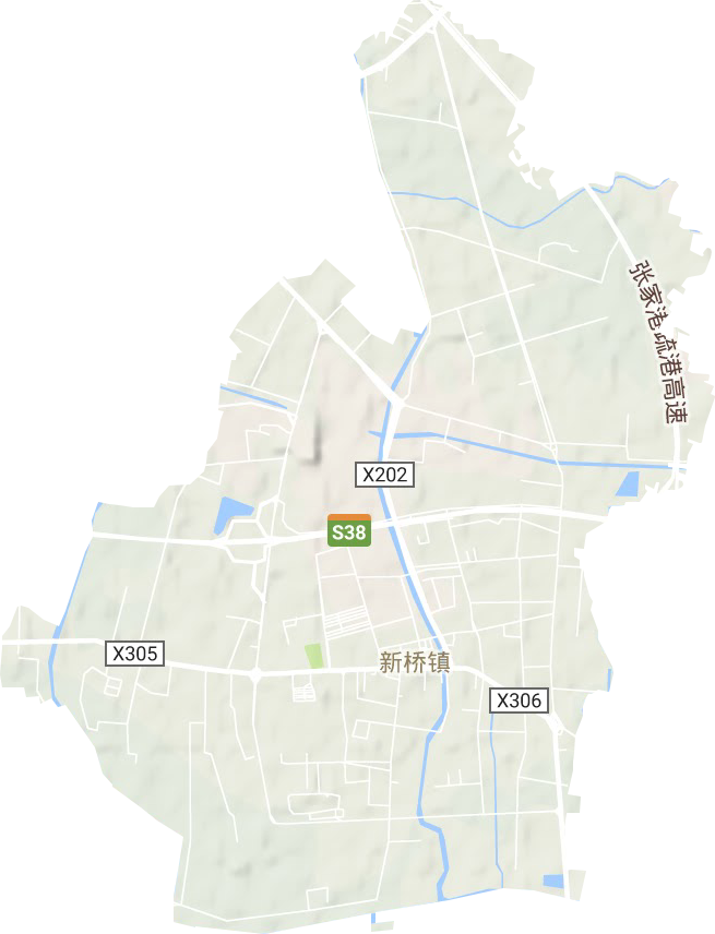 新橋鎮地形圖