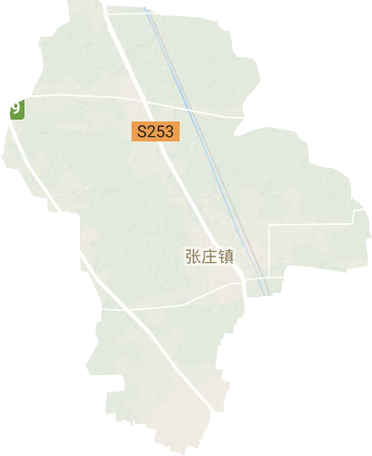 張莊鎮地形圖