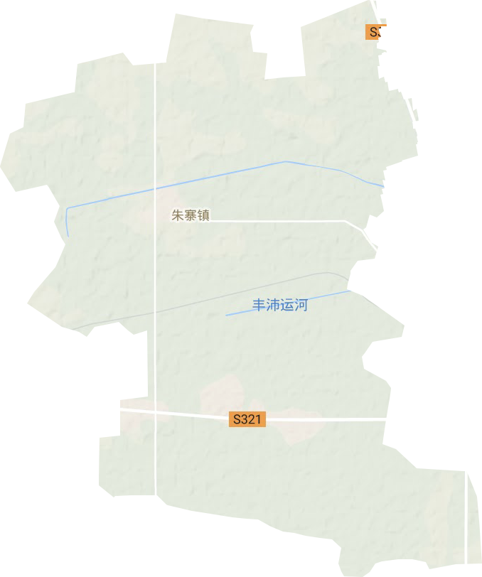 朱寨鎮(zhèn)地形圖