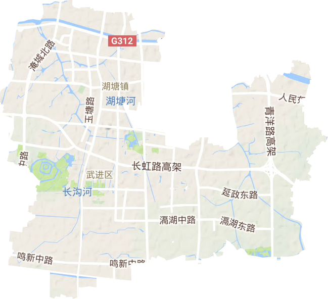 湖塘鎮(zhèn)地形圖