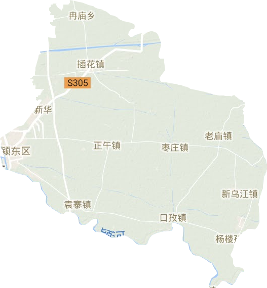 潁東區地形圖