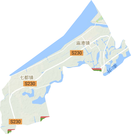 七都鎮地形圖