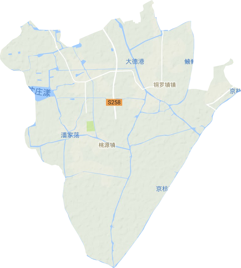 桃源鎮地形圖