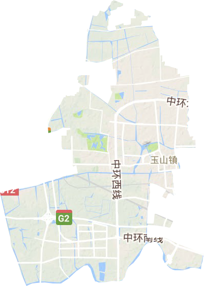 玉山鎮地形圖