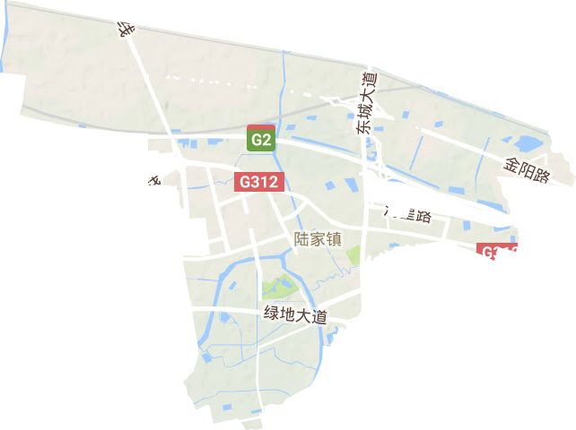 陸家鎮地形圖