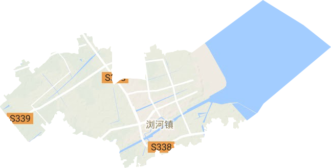 瀏河鎮(zhèn)地形圖