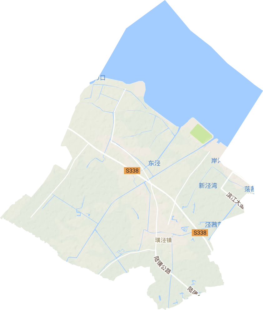 璜涇鎮地形圖