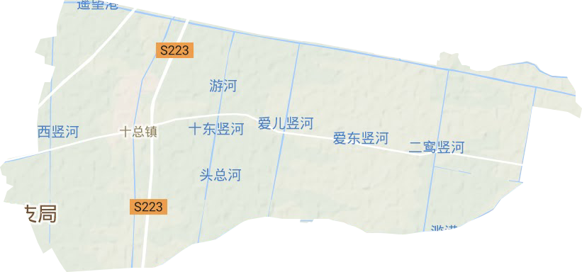 十總鎮地形圖