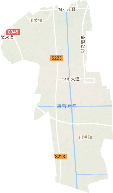 川姜鎮地形圖