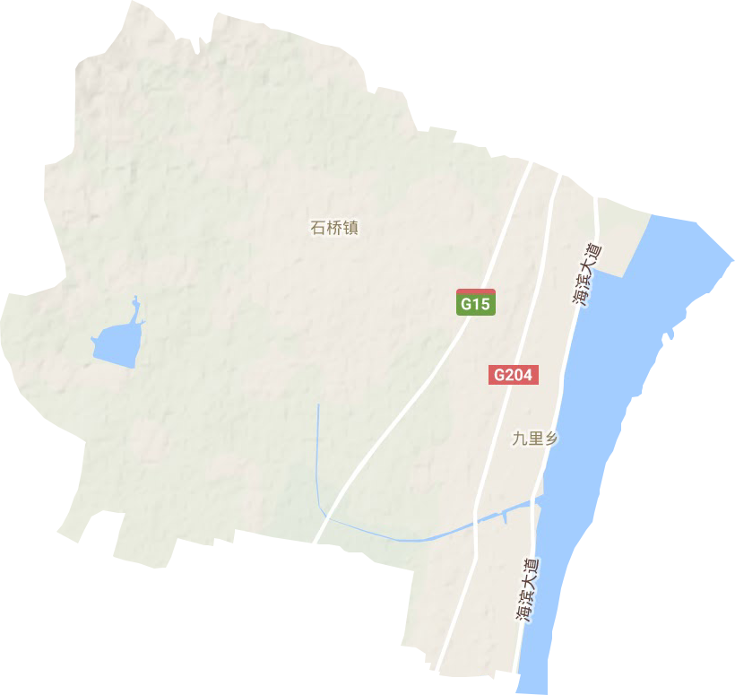 石橋鎮地形圖