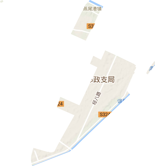 灌云臨港產業區地形圖