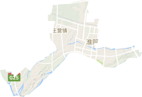 王營鎮地形圖