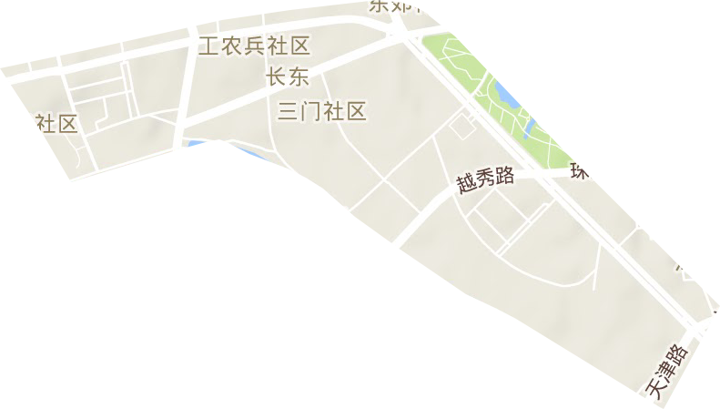 長東街道地形圖
