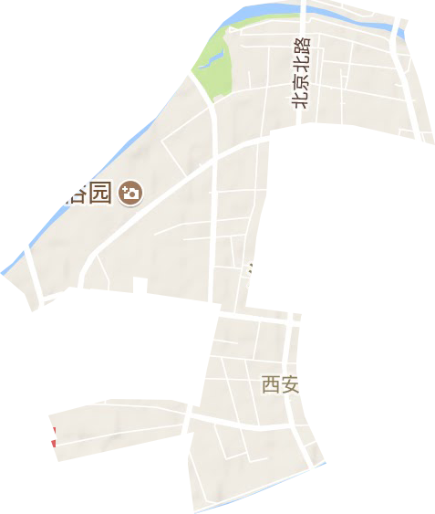 柳樹灣街道地形圖