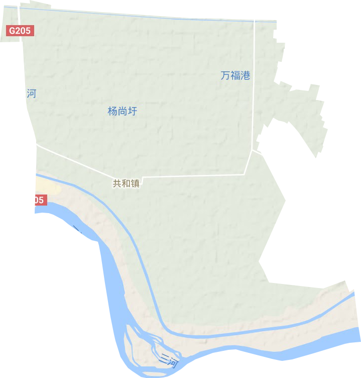 共和鎮地形圖