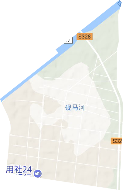 洪澤經濟開發區地形圖