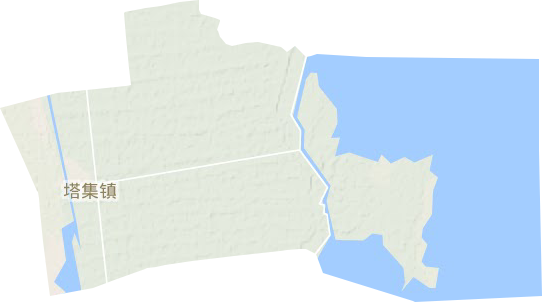 塔集鎮地形圖
