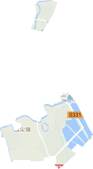 黃尖鎮地形圖