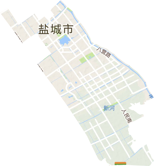 新都街道（城南新區）地形圖