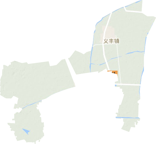 大縱湖鎮地形圖