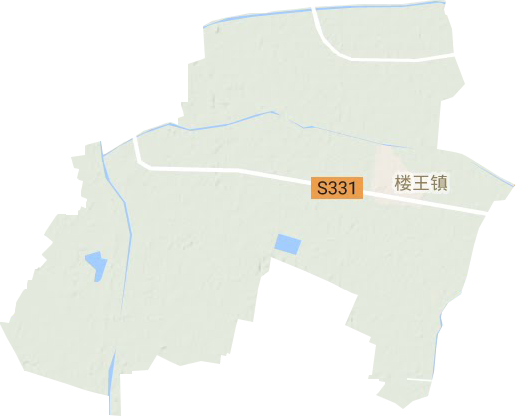 樓王鎮地形圖