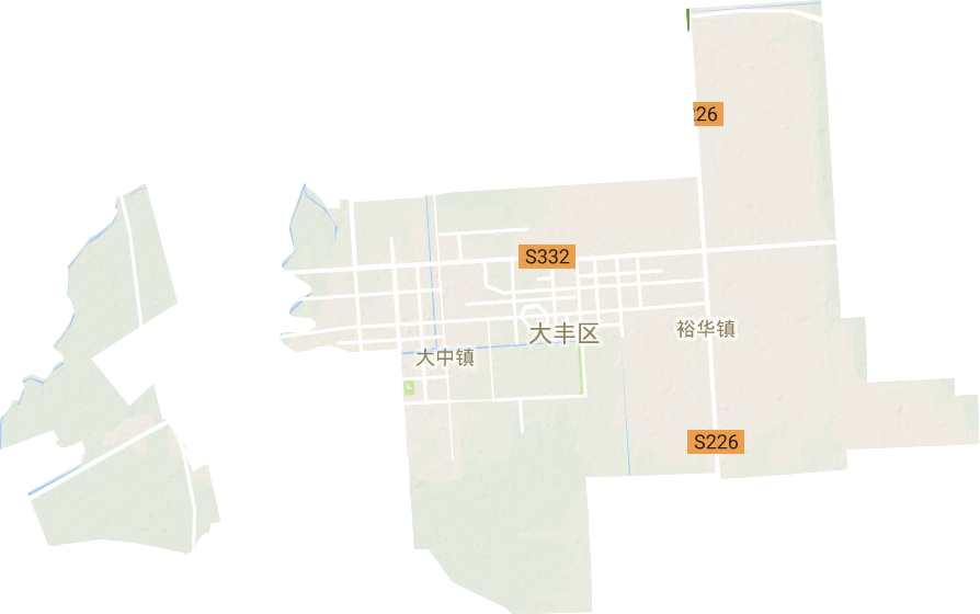 大中鎮地形圖
