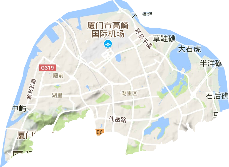 湖里區地形圖