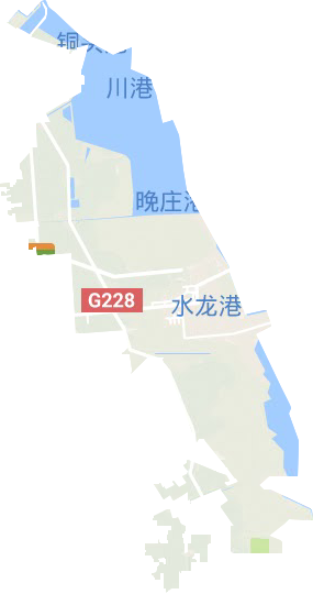 大豐港經濟開發區管委會地形圖