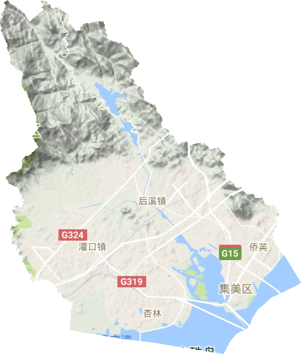 集美區地形圖