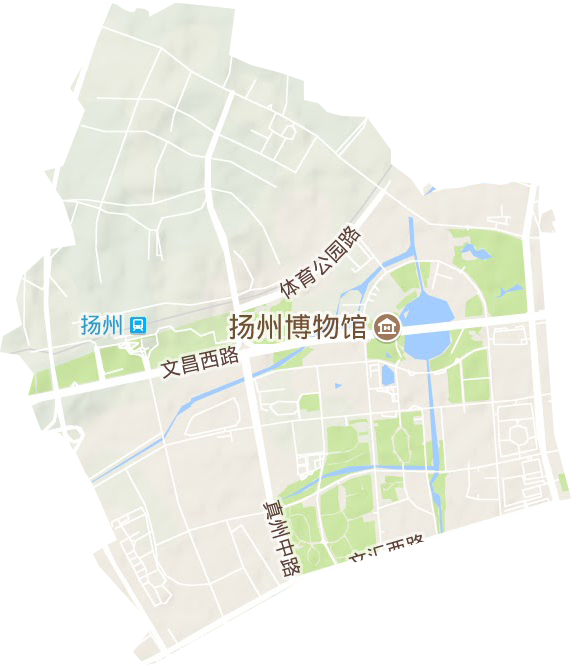 新城西區新盛街道地形圖