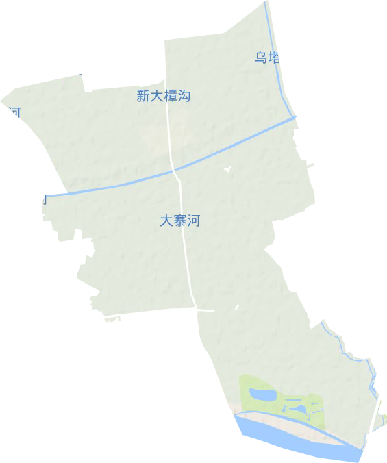 樸席鎮地形圖