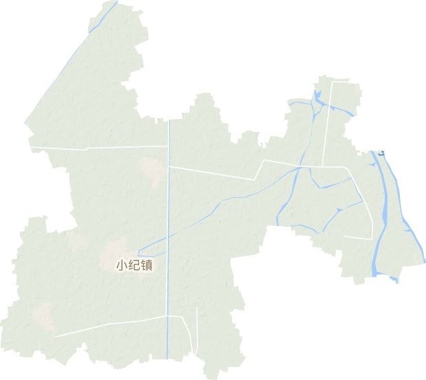 小紀鎮(zhèn)地形圖