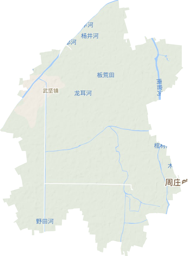 武堅鎮地形圖