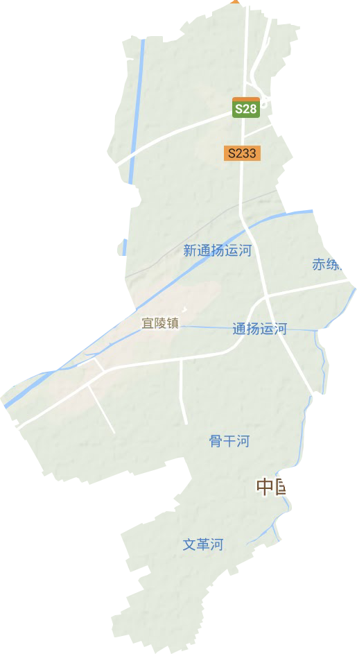 宜陵鎮地形圖