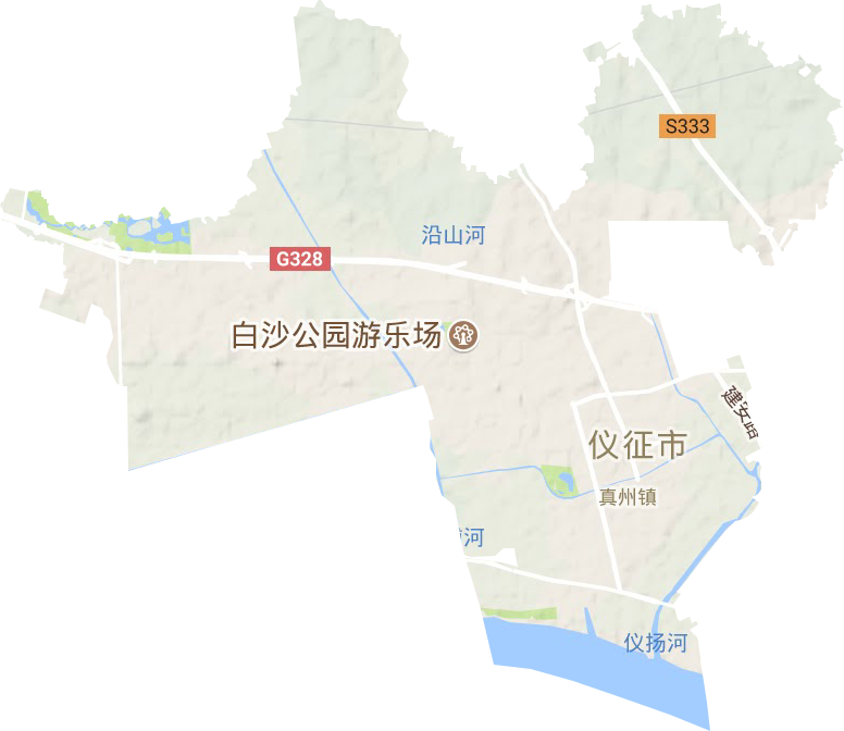 真州鎮(zhèn)地形圖